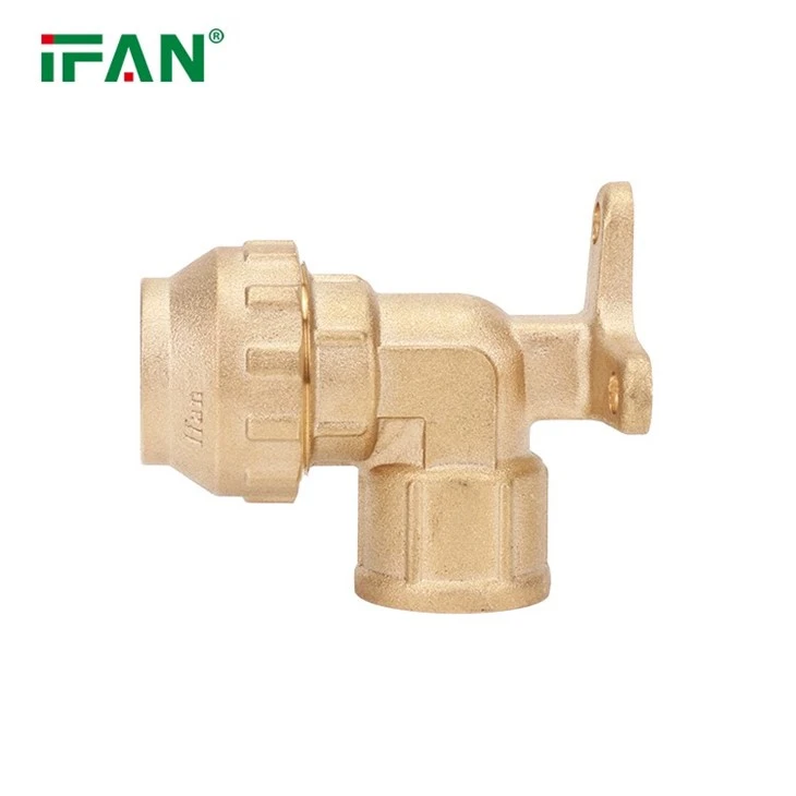 Brass HDPE PP PE Fitting Seated Elbow